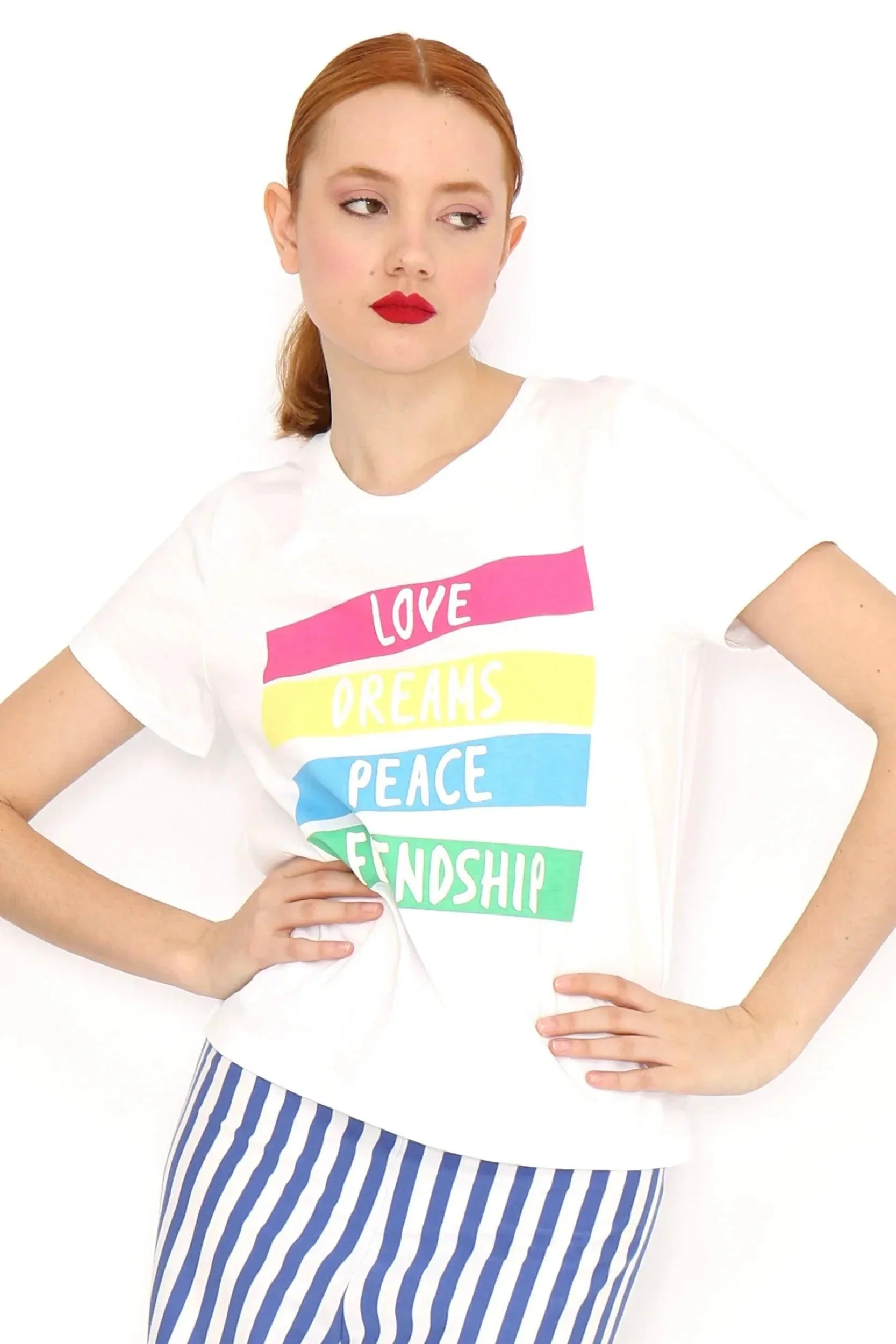 CAMISETA PALABRAS COLORES