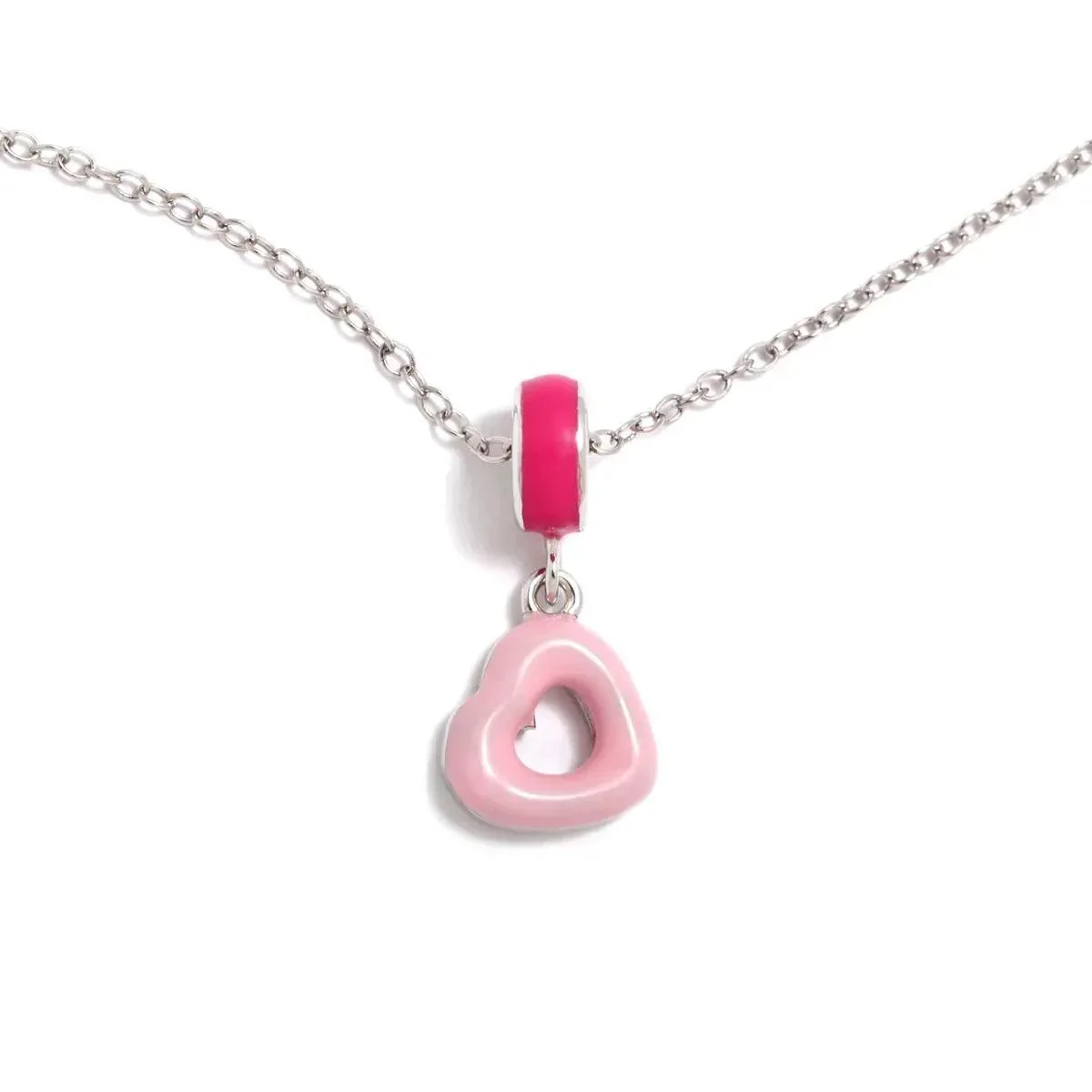 COLGANTE DONUT CORAZON ROSA